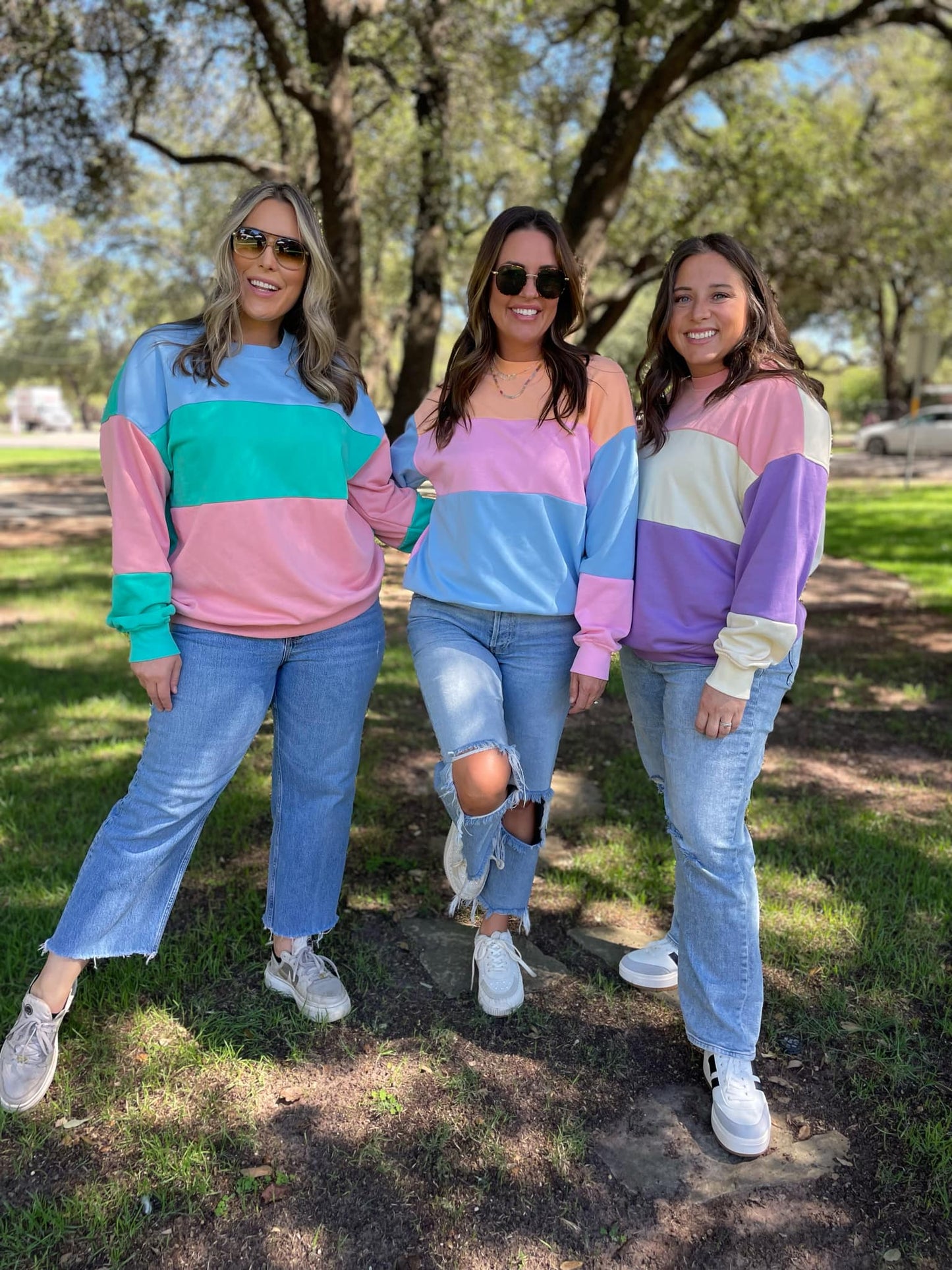 Finnley Colorblock Pullover in Four Colors