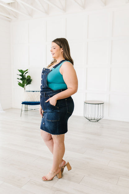 Denim Overall Dress