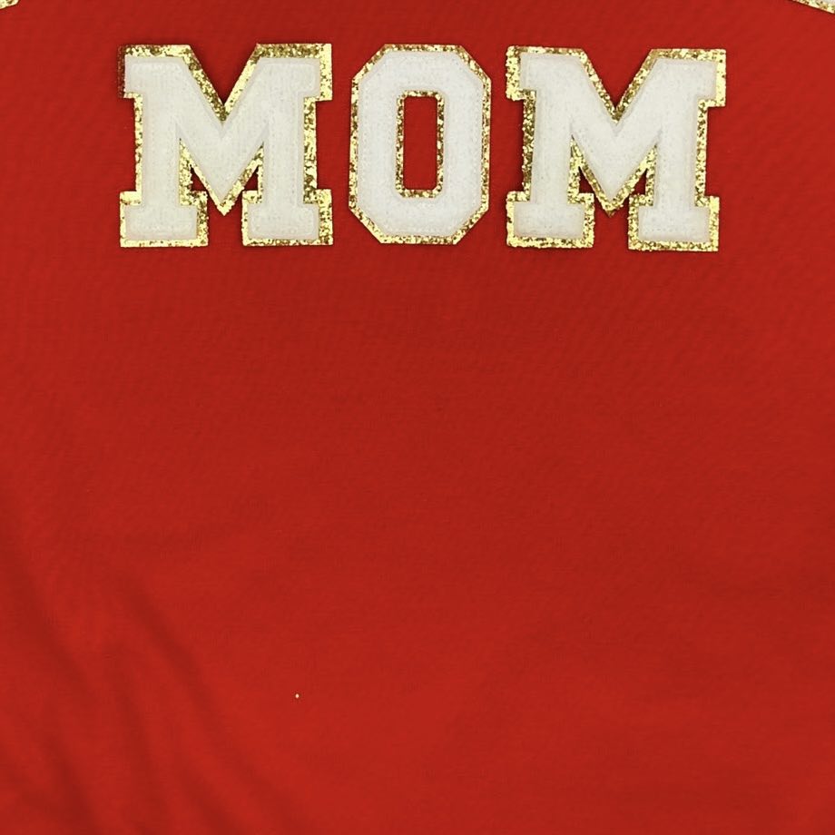 Soccer Mom Chenille Patch Sweatshirt