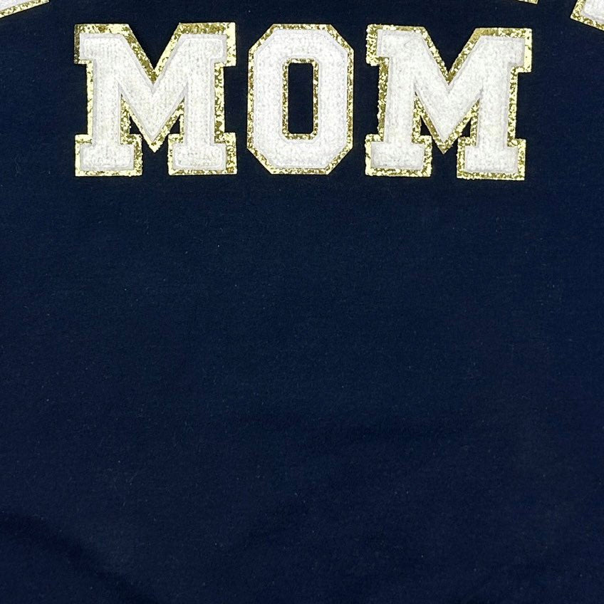 Football Mom Chenille Patch Sweatshirt