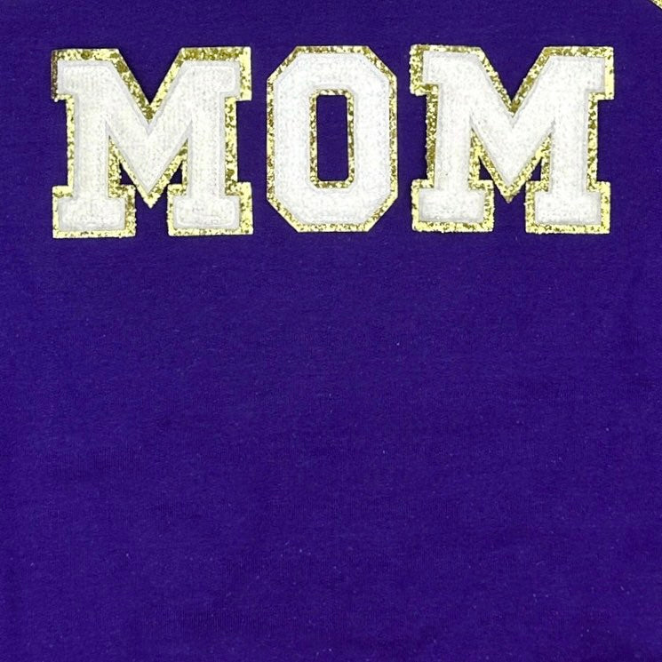 Football Mom Chenille Patch Sweatshirt