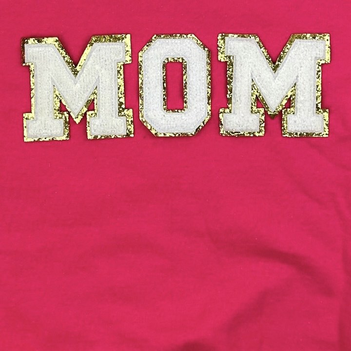 Football Mom Chenille Patch Sweatshirt