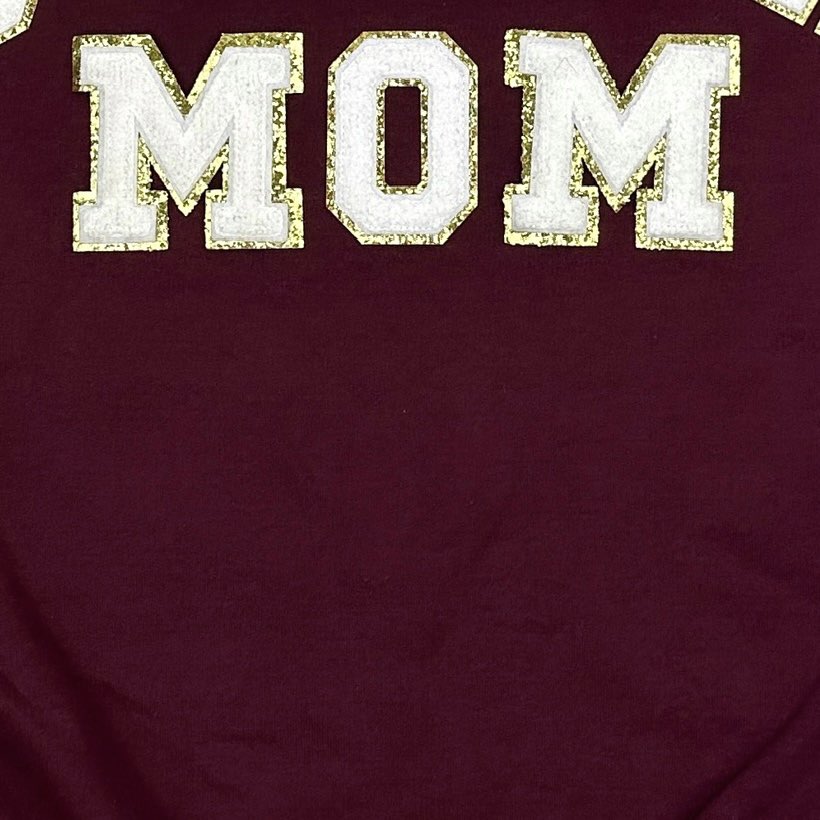 Soccer Mom Chenille Patch Sweatshirt