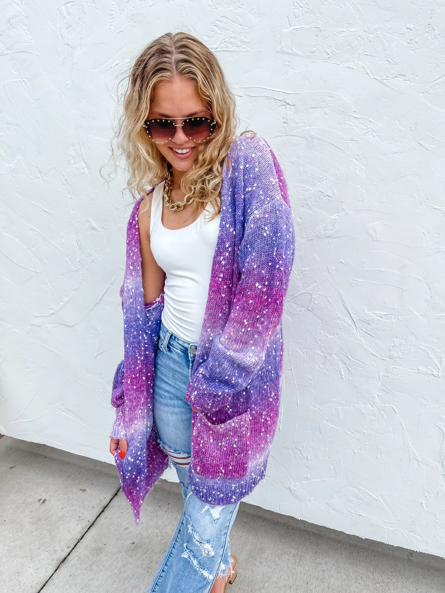 PREORDER: Starstruck Ombre Cardigan in Three Colors