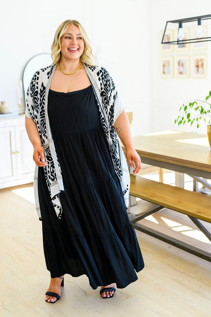 Classically Cool Tiered Maxi Dress