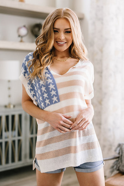 Old Glory Sleeveless Sweater