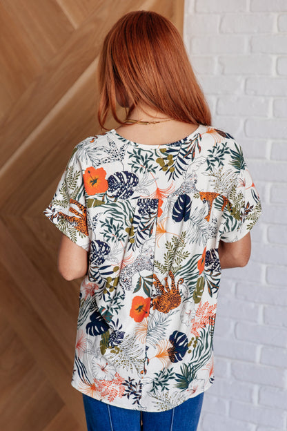 Truly Paradise Dolman Sleeve Blouse