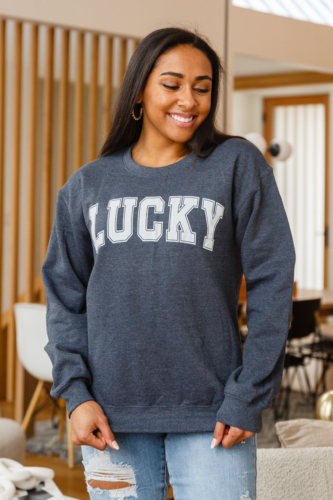 Your Lucky Crew Neck Sweater